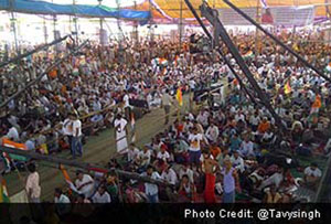 ramdev at ramlila